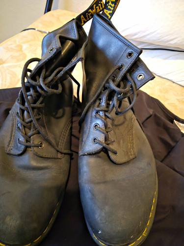 Martens 1460 black leather - black,